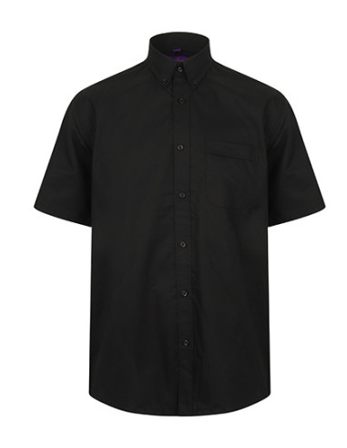 HEN-H595-Mens Wicking Short Sleeve Shirt